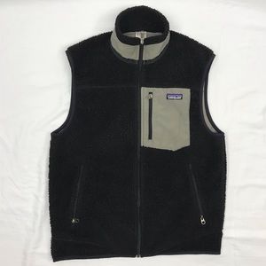 Patagonia black Sherpa Fleece Vest